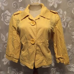 Sunshine Yellow Light Rockabilly Pinup Jacket